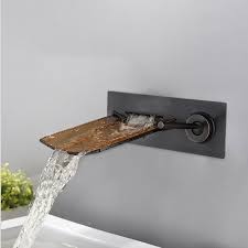 oil rubbed bronze waterfall wall