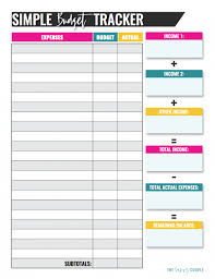 Household Budget Planner Template Free Uk Excel Monthly
