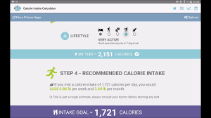 daily calorie intake calculator