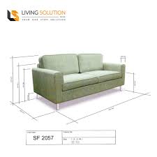 zonia 3 seater fabric sofa living