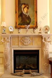 Custom Marble Fireplace Mantel In New