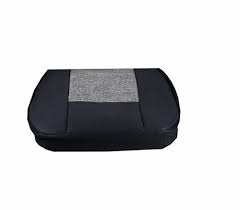 Leather Car Seat Cover In Black And
