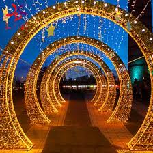 3d ball arch outdoor lighting for park