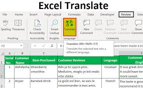 Excel Translate Function How To Translate Text To