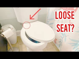 Fix Loose Toilet Seat Replace Hinge