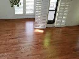 1 red oak flooring with gunstock stain
