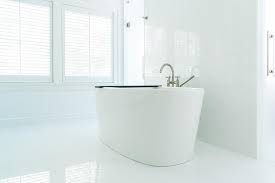 Glossy White Floor And Wall Bath Tiles