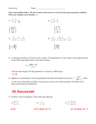 hw 4 5 solving rational equations