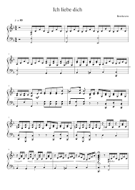 Ich liebe dir, ich liebe dich — in anspielung darauf, dass im berlinischen oft der akkusativ mit dem dativ verwechselt wird, zitiert man häufig die folgenden zeilen aus dem gedicht »mir und mich. Ich Liebe Dich Sheet Music For Piano Solo Musescore Com