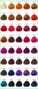 Hair Rinse Color Chart 1454 Adore Hair Color Chart Colorful