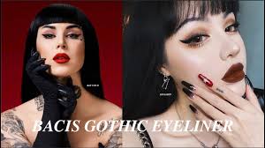 basic gothic eyeliner tutorial