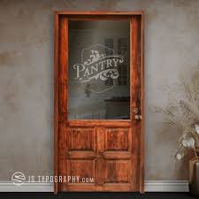 Pantry Door With Glass