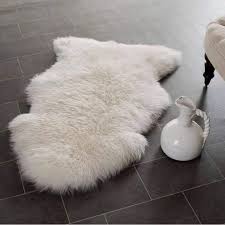 soft faux fur sheepskin rug fluffy