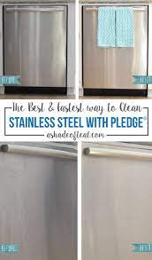 to clean stainless steel with pledge