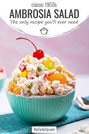 The Only Classic 1950s Ambrosia Salad Recipe You Ll Ever Need The  gambar png