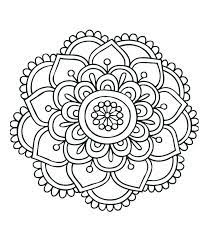 Cool free printable mandala coloring pages for adults 3009 adult. Flower Mandala Coloring Pages Best Coloring Pages For Kids Easy Mandala Drawing Mandala Coloring Pages Mandala Printable
