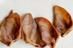 Are pig ears high in fat?