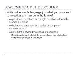 Next to the principle proposal, interacting propositions are developed. 8 Essentials Of Writing A Dissertation Problem Statement