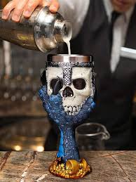 1pc Stainless Steel Skull Head Highball