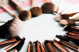 beautiful diffe soft makeup brushes