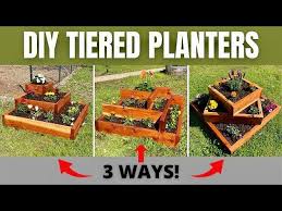 Diy Tiered Planter Boxes 3 Ways