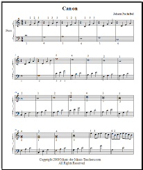 Listen and download, totally free and legal. The Pachelbel Canon Free Printable Piano Music