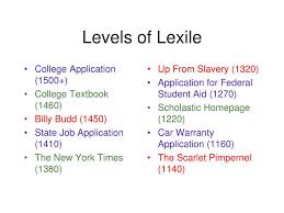 Ppt What Is Lexile Powerpoint Presentation Free Download
