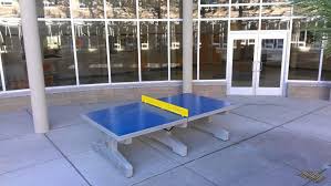 Diy concrete ping pong table : Outdoor Concrete Game Table Ideas