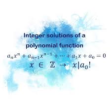 finding an integer solutions of a