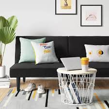 futon sofa black room essentials ebay