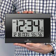 Marathon Atomic Digital Wall Clock With