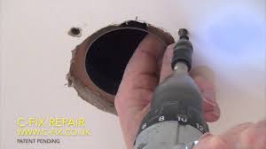 decrease hole size in plasterboard