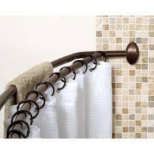 Shop items you love at overstock, with free shipping on everything* and easy returns. Zenna Home Neverrust 45 In To 72 In Aluminum Double Curved Shower Rod In Bronze E35604hb The Home Depot Double Shower Curtain Rod Double Shower Curtain Curved Shower Curtain Rod