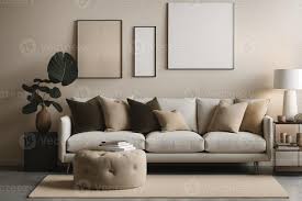 beige sofa side table
