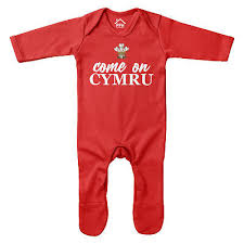 come on cymru romper suit gift rugby