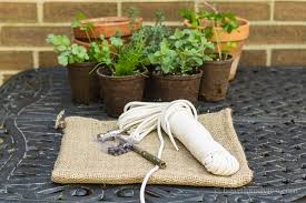 Herb Garden In A Burlap Sack Easy And