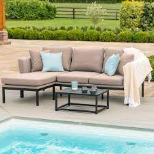Maze Lounge Outdoor Fabric Pulse Taupe