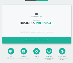 Business Proposal Powerpoint Template On Behance