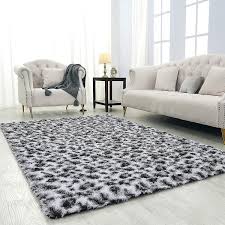 noahas fluffy leopard print rug cheetah