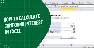 how to calculate compound interest in