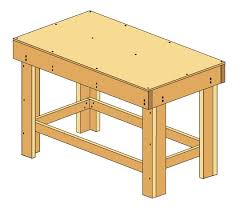 It stands 17 tall, 3' long, and 1' deep. 27 Sturdy Diy Workbench Plans Ultimate List Mymydiy Inspiring Diy Projects