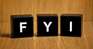 What is FYI? When to use FYI?
