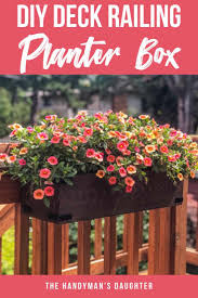5 out of 5 stars. Diy Railing Planters For Your Deck Or Balcony The Handyman S Daughter