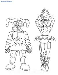 You could also print the picture by clicking the print button above the image. Five Nights At Freddy S Coloring Pages Print For Free 120 Images Coloring Home