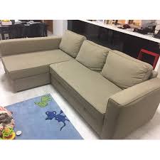 ikea manstad sofa bed beige furniture