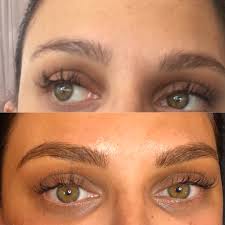 microblading exle on a client that was younger yet wanted amazing eyebrows microblading exle 3 d eyebrow tattoo bella reina spa delray beach