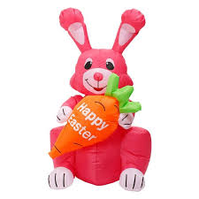 1 2m easter inflatable bunny toys