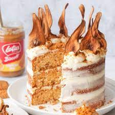 Biscoff Cake With Pear And White Chocolate Biscoff Cake Pear Cake  gambar png