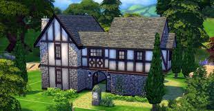 build a tudor house in the sims 4