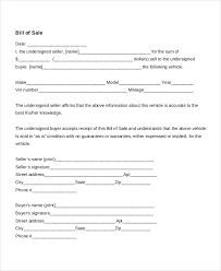 Bill Of Sale Form For Auto Omfar Mcpgroup Co